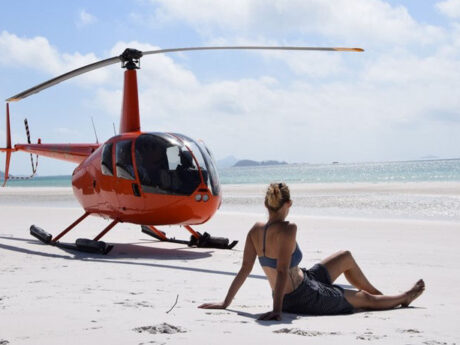 Reef and Whitehaven Landing Heli Tour